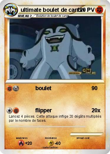 Pokemon ultimate boulet de canon