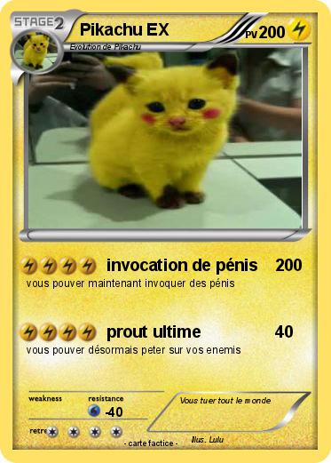 Pokemon Pikachu EX