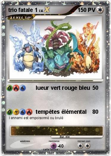 Pokemon trio fatale 1
