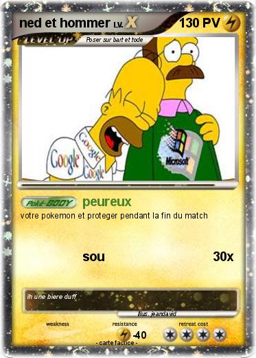 Pokemon ned et hommer