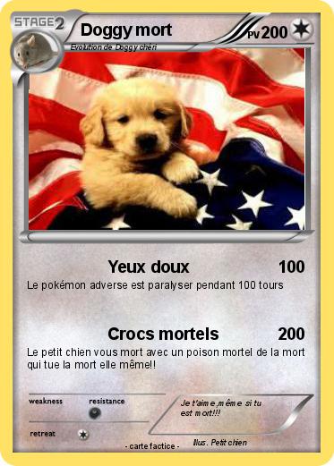 Pokemon Doggy mort