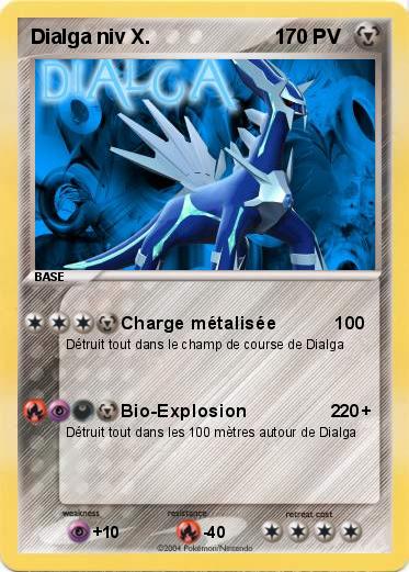 Pokemon Dialga niv X.                      1