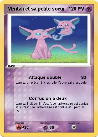 Pokemon Mentali et sa petite soeur