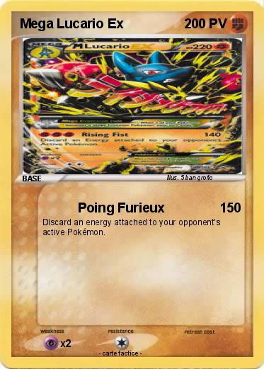 Pokemon Mega Lucario Ex