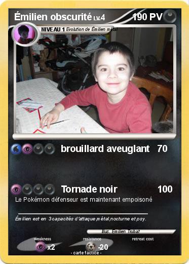 Pokemon Émilien obscurité