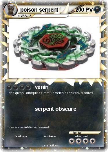Pokemon poison serpent