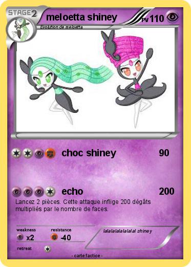 Pokemon meloetta shiney
