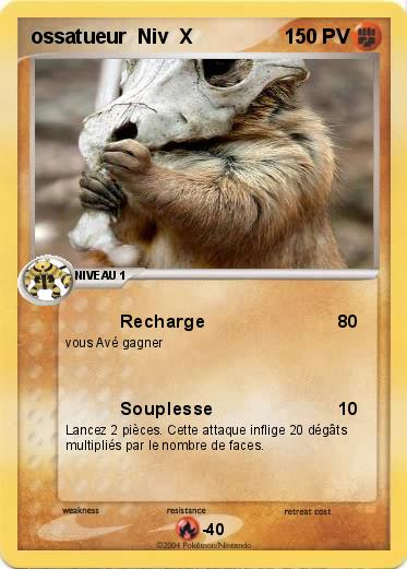 Pokemon ossatueur  Niv  X