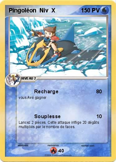 Pokemon Pingoléon  Niv  X