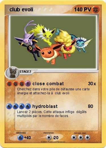 Pokemon  club evoli 