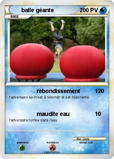 Pokemon balle géante