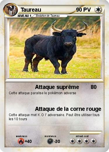 Pokemon Taureau