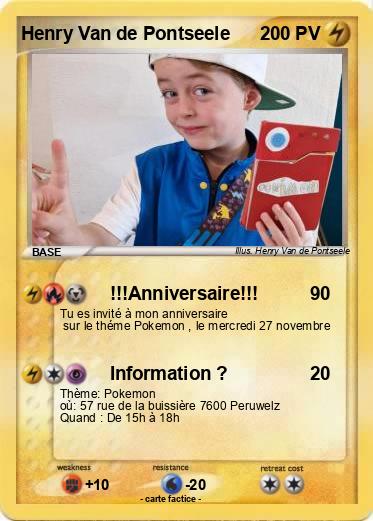 Pokemon Henry Van de Pontseele