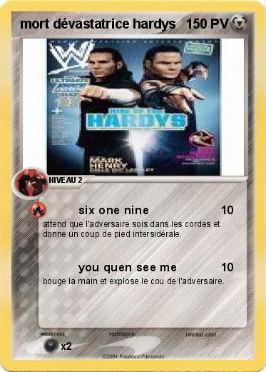 Pokemon mort dévastatrice hardys