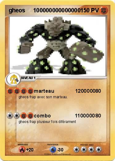 Pokemon gheos     100000000000000