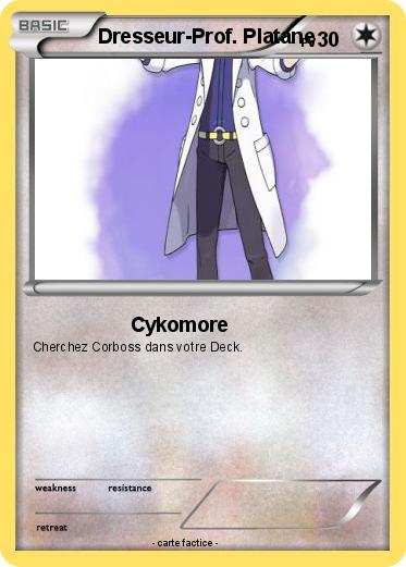 Pokemon Dresseur-Prof. Platane