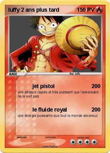 Pokemon luffy 2 ans plus tard