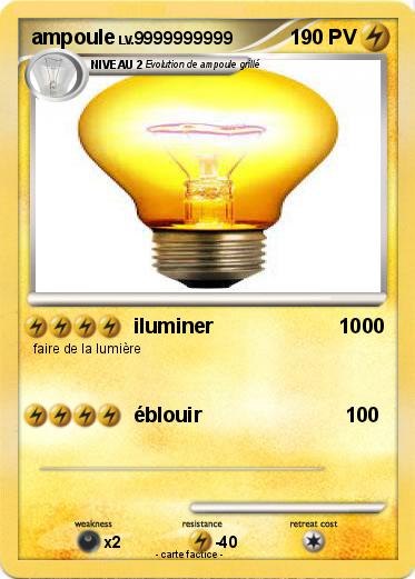 Pokemon ampoule