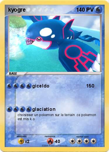 Pokemon kyogre