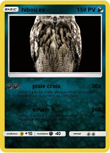 Pokemon hibou ex