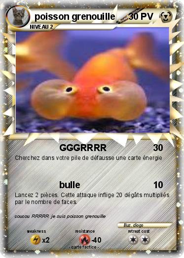 Pokemon poisson grenouille