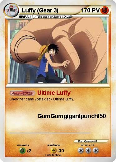 Pokemon Luffy (Gear 3)