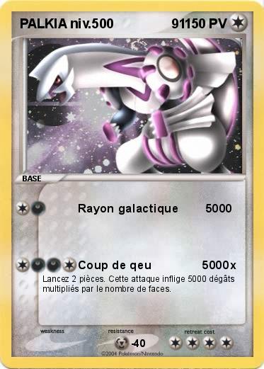 Pokemon PALKIA niv.500                91