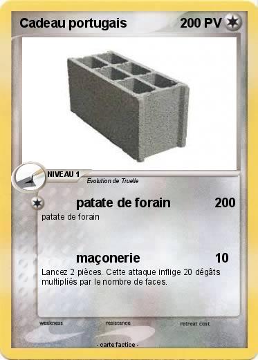 Pokemon Cadeau portugais