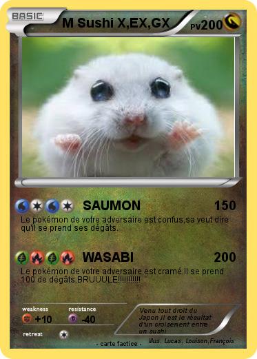 Pokemon M Sushi X,EX,GX