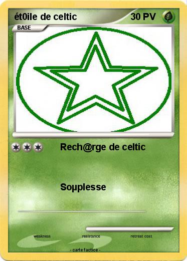 Pokemon ét0ile de celtic