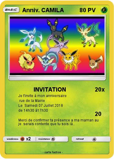 Pokemon Anniv. CAMILA