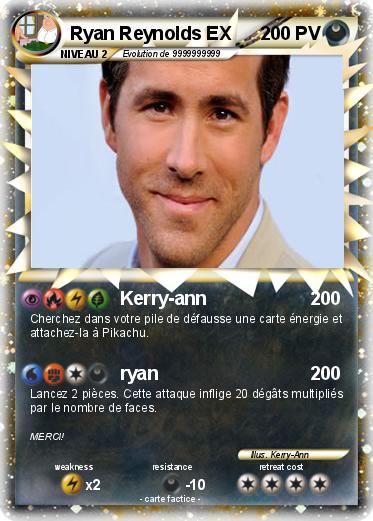 Pokemon Ryan Reynolds EX
