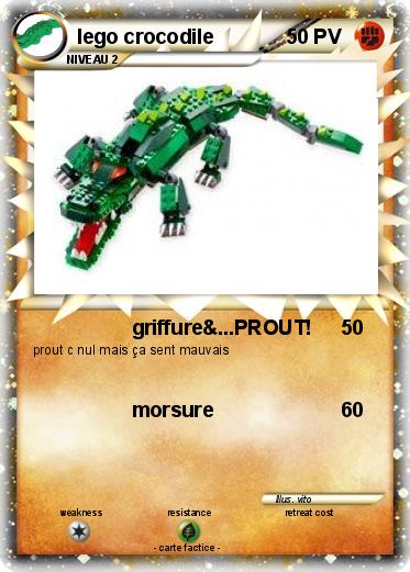 Pokemon lego crocodile