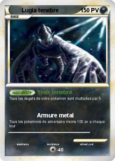 Pokemon Lugia tenebre