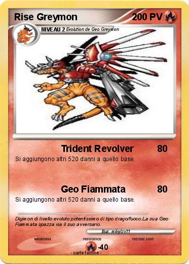 Pokemon Rise Greymon