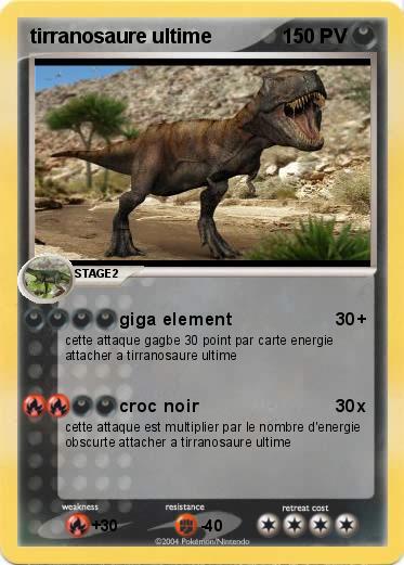 Pokemon tirranosaure ultime