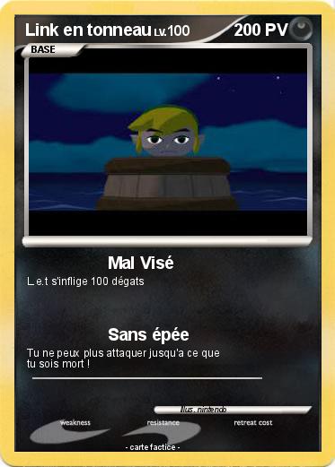 Pokemon Link en tonneau