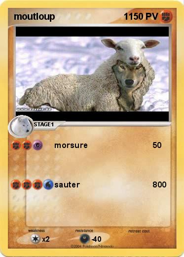 Pokemon moutloup                           1