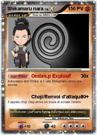 Pokemon Shikamaru nara