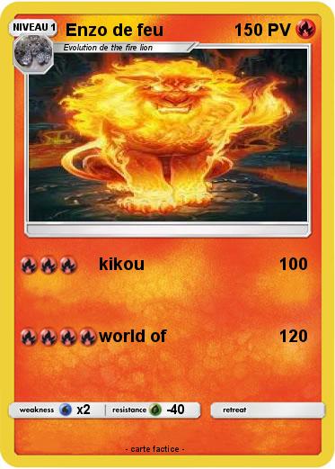 Pokemon Enzo de feu