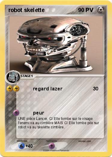 Pokemon robot skelette