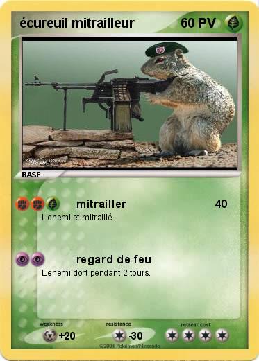 Pokemon écureuil mitrailleur