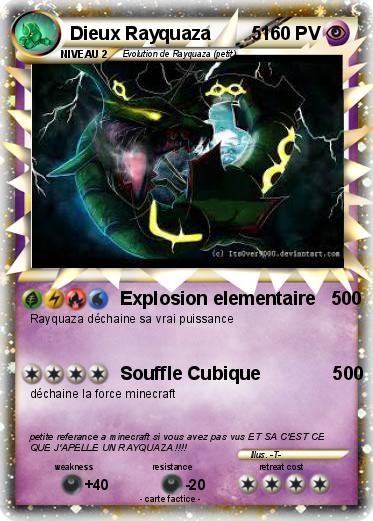 Pokemon Dieux Rayquaza        5