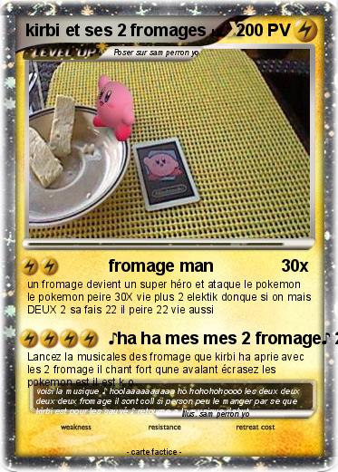 Pokemon kirbi et ses 2 fromages