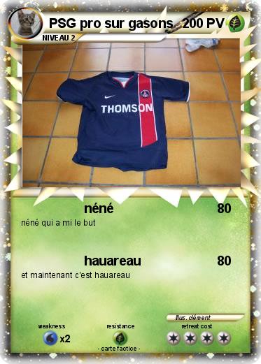 Pokemon PSG pro sur gasons