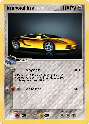 Pokemon lamborghinia