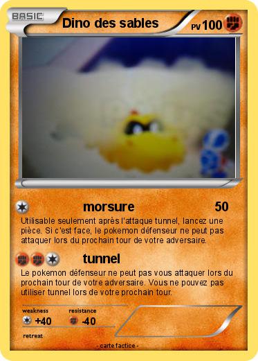 Pokemon Dino des sables