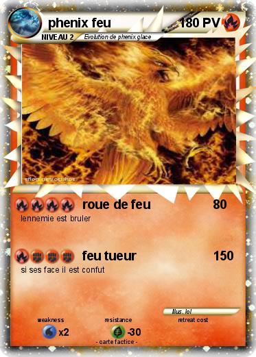 Pokemon phenix feu