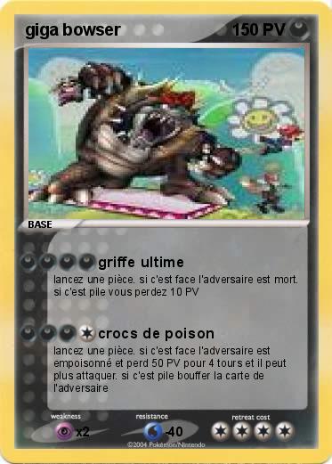 Pokemon giga bowser