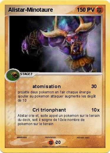 Pokemon Alistar-Minotaure